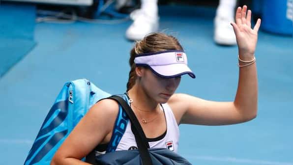 Australian Open 2021: Sofia Kenin 'couldn't handle the pressure' as title defence ends in tears