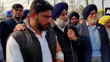 Sukhbir Singh Badal escapes unhurt after Congress, Akali workers clash in Punjab's Jalalabad; four injured