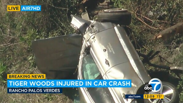 Los Angeles sheriff calls Tiger Woods crash 'purely an accident', says 'he was not drunk'