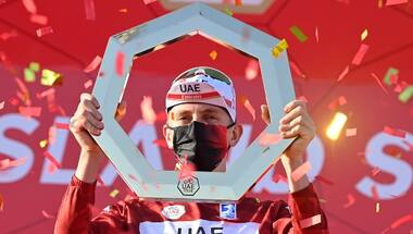 UAE Tour: Tadej Pogacar manages lead to claim overall trophy, Australian Caleb Ewan wins final stage