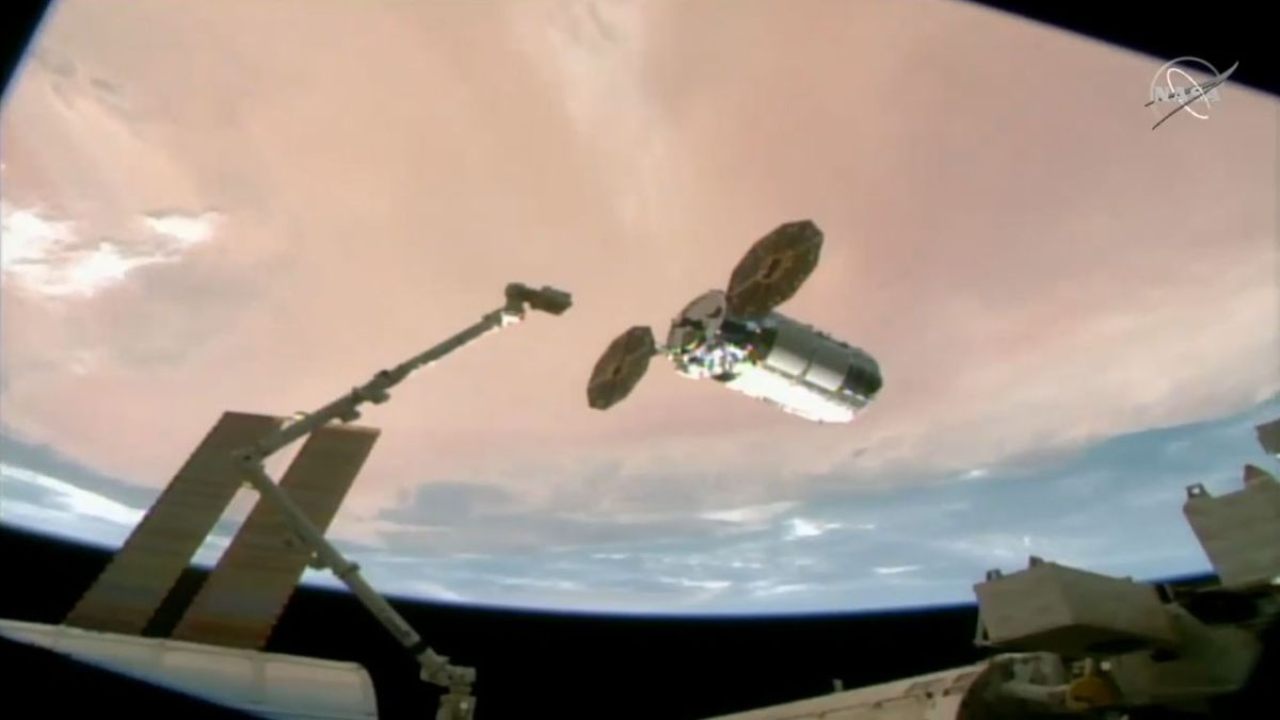 Cygnus cargo ship named after 'Hidden Figure' Katherine Johnson arrives at space station Cygnus cargo ship named after 'Hidden Figure' Katherine Johnson arrives at space station