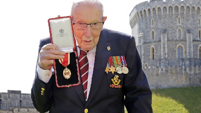 Captain Tom Moore, UK veteran who raised £33 million for NHS, passes away at 100 after testing COVID-19 positive Captain Tom Moore, UK veteran who raised £33 million for NHS, passes away at 100 after testing COVID-19 positive