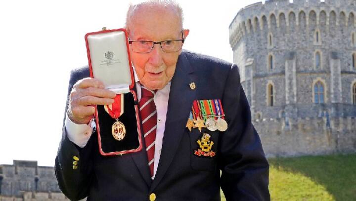 Captain Tom Moore, UK veteran who raised £33 million for NHS, passes away at 100 after testing COVID-19 positive