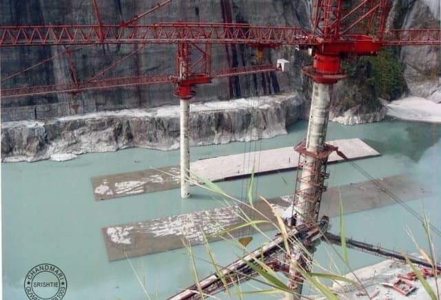 Lower Subansiri HEP dam site. Image courtesy JN Khataniar