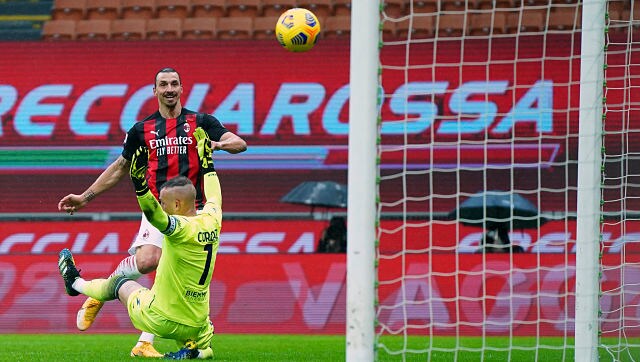 Serie A: Zlatan Ibrahimovic nets 500th club goal to help AC Milan beat Crotone; Lazio win against Cagliari