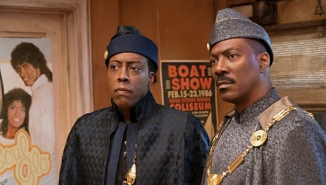 Hall and Murphy in Coming 2 America | Iamge Credit - Amazon Studios
