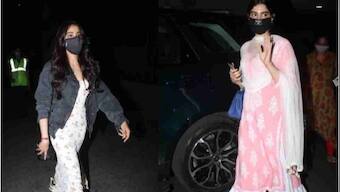 Janhvi, Khushi Kapoor spotted at Mumbai airport ahead of mother Sridevi's death anniversary