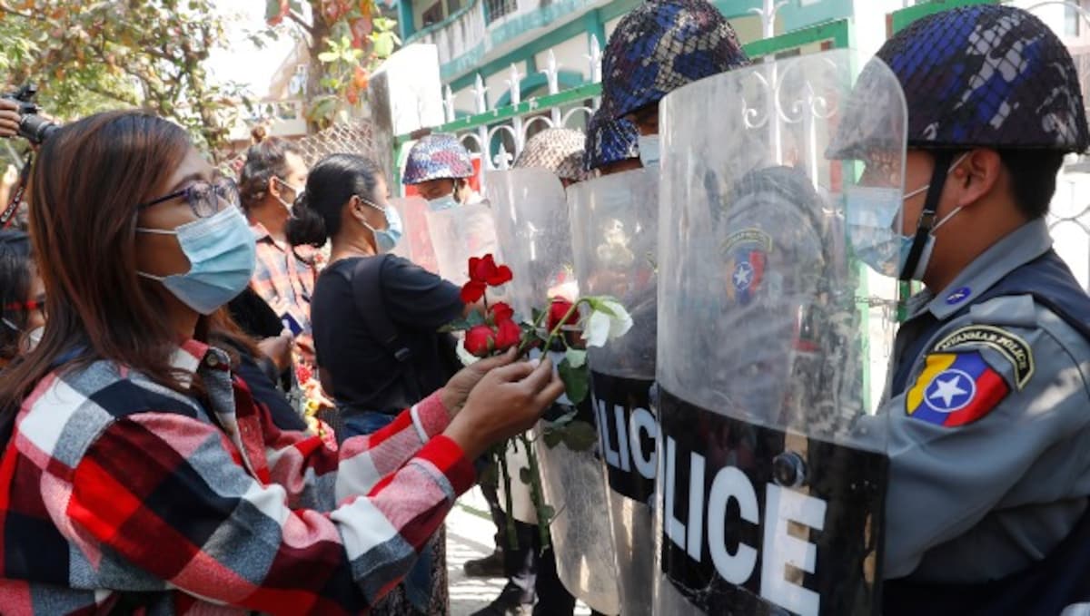 Myanmar Coup Citizens Grapple With Fear Anger And Uncertainty As Military Moves To Quash Unrest World News Firstpost