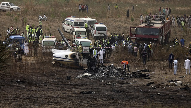 Nigerian military plane crashes near Abuja airport, killing all seven on board Nigerian military plane crashes near Abuja airport, killing all seven on board