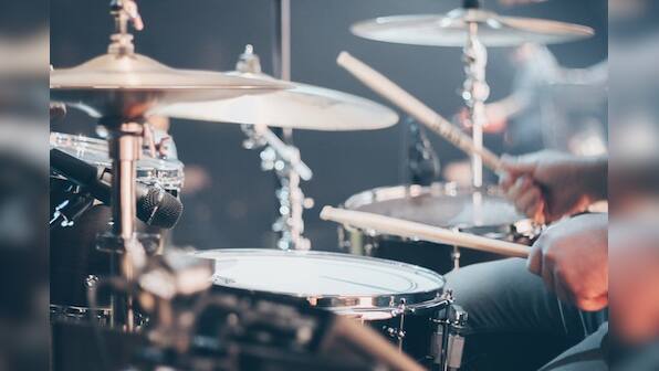 Electronic drum sets to save space at home