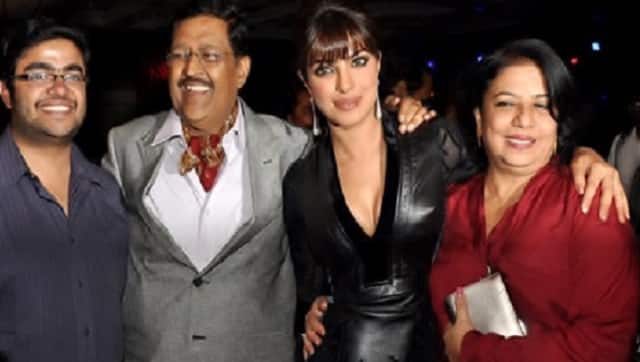 Priyanka Chopra with brother Siddharth, father Ashok and mother Madhu