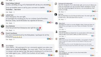'We also don't know Sachin anymore': Indian Twitterati apologises for trolling Maria Sharapova in 2014