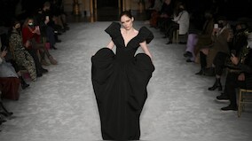 New York Fashion Week: Christian Siriano offers mountain glam for second pandemic show