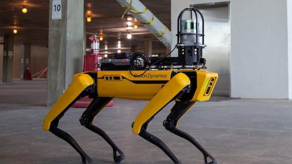 Spot, a dog-like robot, gets updated with Wi-Fi, autowalk missions, and ethernet connection