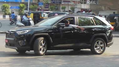 Toyota RAV4 spied on test in India, hybrid SUV has a pure-electric range of 75km