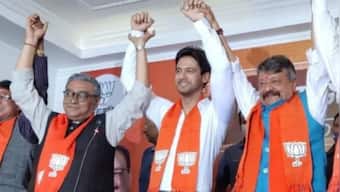 Actors Yash Dasgupta, Papia Adhikari, Tramila Bhattacharya join BJP ahead of West Bengal polls