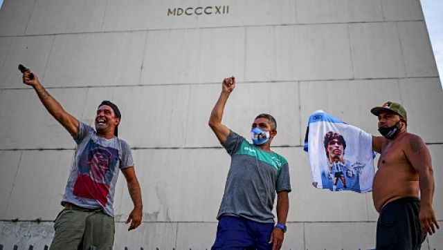 'Justice for Diego Maradona': Fans demonstrate demanding answers to footballer's death 'Justice for Diego Maradona': Fans demonstrate demanding answers to footballer's death