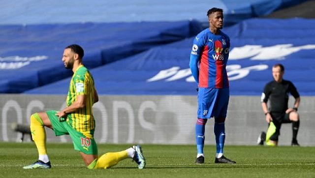 Crystal Palace's Wilfried Zaha becomes first Premier League player not to take the knee Crystal Palace's Wilfried Zaha becomes first Premier League player not to take the knee