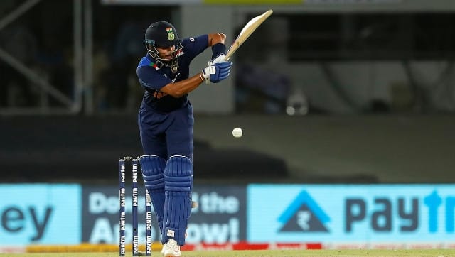 Shreyas Iyer top-scored for India with a 67-run knock. Sportzpics 