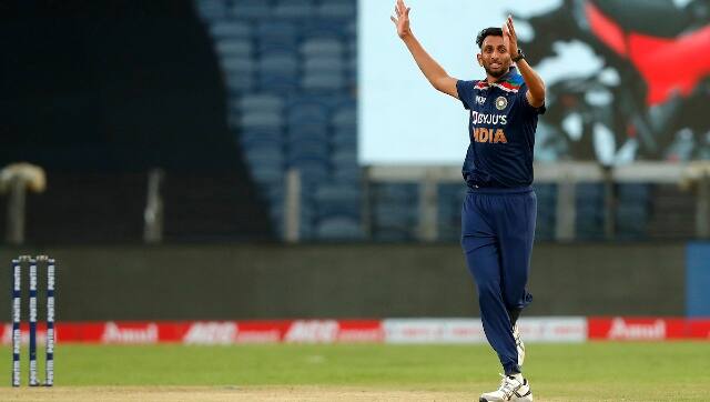 File image of Prasidh Krishna. Sportzpics 