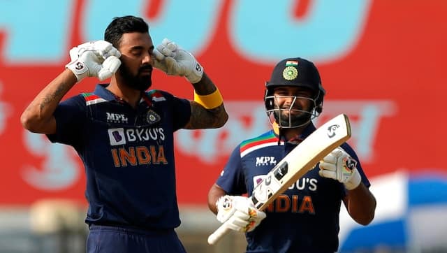 Earlier, KL Rahul struck a fine century (108) and top scored for India, helping the hosts post a huge total of 336 on the board. The right-hander’s ‘shut out the noise’ celebration were on display again. Sportzpics