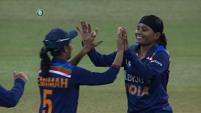 India Women vs South Africa Women: Shafali Verma, Rajeshwari Gayakwad help hosts claim consolation nine-wicket win in third T20I India Women vs South Africa Women: Shafali Verma, Rajeshwari Gayakwad help hosts claim consolation nine-wicket win in third T20I
