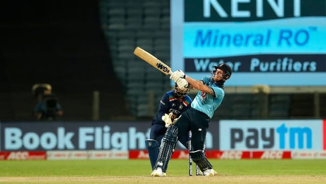 Bairstow, the Man of the Match, shared a quickfire 165-run stand with Ben Stokes. The left-hander hammered 99 off 62 balls and made the chase easy for the remaining batsman. Stokes’ knock was studded 10 sixes and four fours. Sportzpics