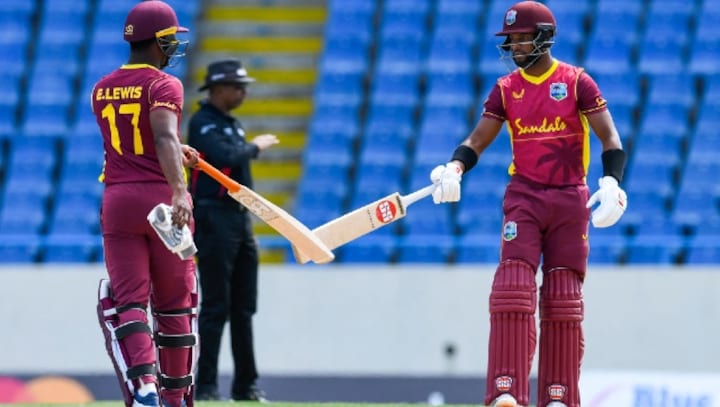 West Indies vs Sri Lanka: Evin Lewis stars with ton as Windies claim thrilling five-wicket win, clinch series 2-0