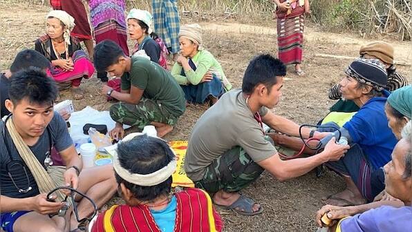In Myanmar's remote southeast, ethnic Karen people flee homes to avoid army's brutal force