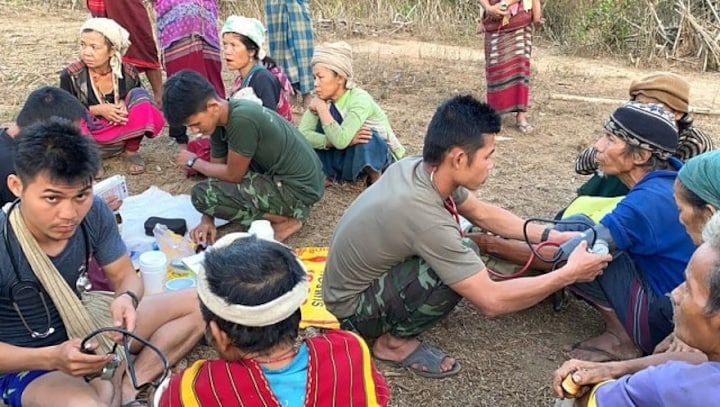 In Myanmar's remote southeast, ethnic Karen people flee homes to avoid army's brutal force