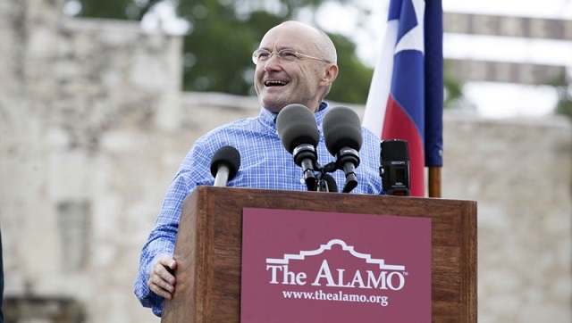 Phil Collins' collection of over 200 artefacts goes on display at the Alamo in Texas Phil Collins' collection of over 200 artefacts goes on display at the Alamo in Texas