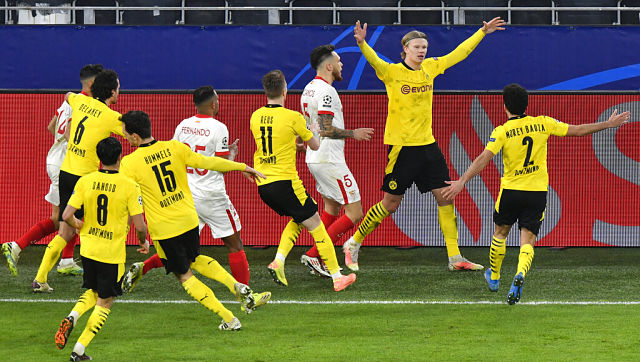 Champions League: Erling Braut Haaland double fires Dortmund into quarter-final with 5-4 aggregate win over Sevilla Champions League: Erling Braut Haaland double fires Dortmund into quarter-final with 5-4 aggregate win over Sevilla