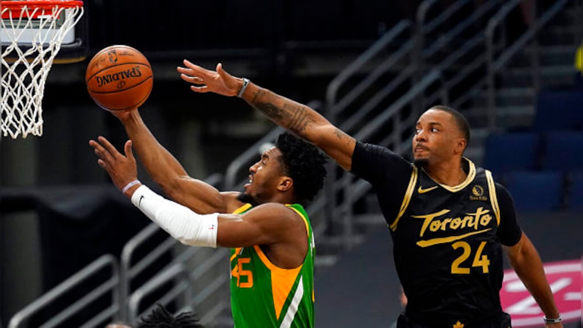 NBA: Jazz back in tune with victory over Raptors; Magic shock Nets despite Kyrie Irving's 43 points