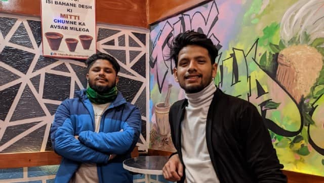 Jodumoni Bora and Sourav Jyoti Dutta, founders of The Chai Community at their restaurant. Image courtesy: Madhusmita Bordoloi