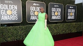 Golden Globes 'hybrid' red carpet, from kitchen to living room, was vicarious escapism, more than a fashion statement