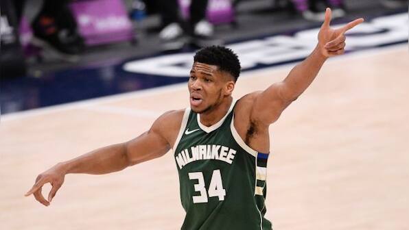 NBA: Giannis Antetokounmpo records third straight triple-double as Bucks beat Wizards, Nets down Knicks