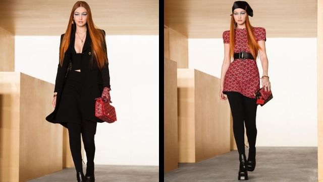 Gigi Hadid returns to the runway with Versace's Milan Fashion Week autumn/winter 2021 Gigi Hadid returns to the runway with Versace's Milan Fashion Week autumn/winter 2021