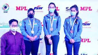 ISSF World Cup: Indian trio of Chinky Yadav, Manu Bhaker, Rahi Sarnobat claim gold in women's 25m pistol team event