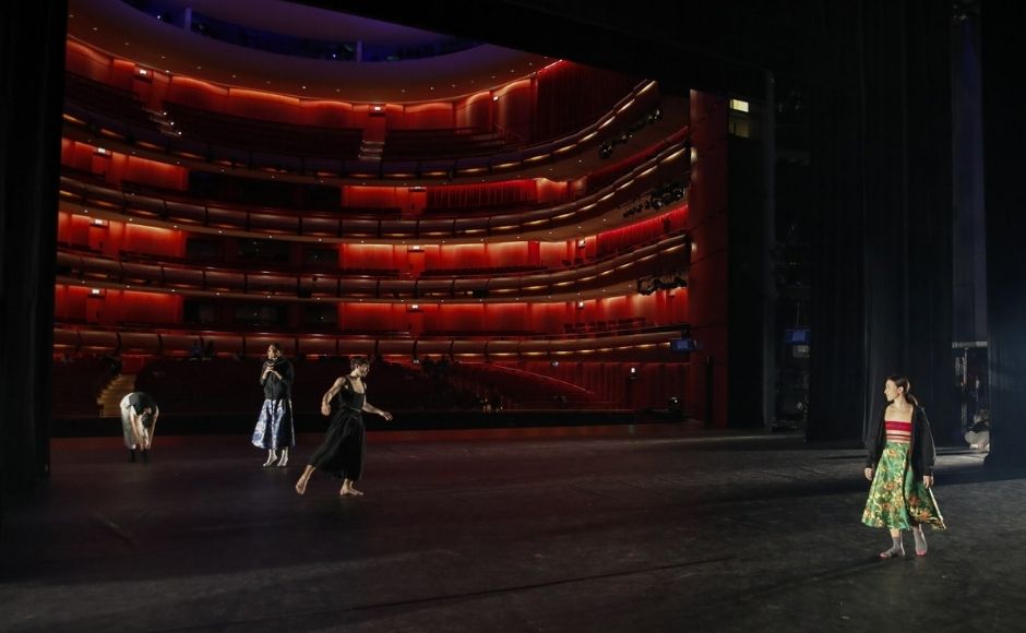 “Artists prepare two or three months for a production and then take that work to an audience,” she said. “Now, we have to generate that energy with no one there. That’s not easy.” In the picture: Dancers of the Greek National Opera Ballet, perform during a rehearsal of 'Despo-Greek Dances' Opera and dance performance in Athens, on Friday, 26 February, 2021. Photo via The Associated Press/Thanassis Stavrakis “Artists prepare two or three months for a production and then take that work to an audience,” she said. “Now, we have to generate that energy with no one there. That’s not easy.” In the picture: Dancers of the Greek National Opera Ballet, perform during a rehearsal of 'Despo-Greek Dances' Opera and dance performance in Athens, on Friday, 26 February, 2021. Photo via The Associated Press/Thanassis Stavrakis