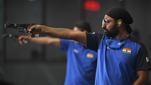 ISSF World Cup: Vijayveer Sidhu, Gurpreet Singh and Adarsh Singh collect silver in men's 25m rapid fire pistol team event ISSF World Cup: Vijayveer Sidhu, Gurpreet Singh and Adarsh Singh collect silver in men's 25m rapid fire pistol team event
