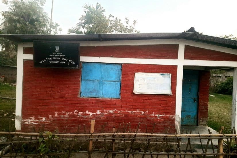 An anganwadi centre shuttered by the COVID-19 pandemic. Abhishek Kabra