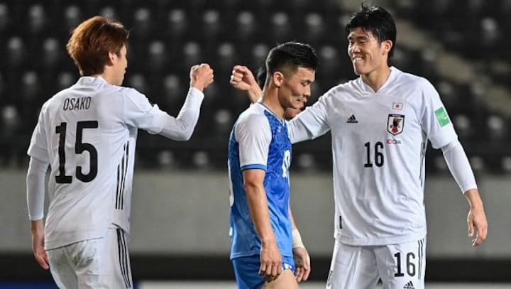 Japan hit World Cup qualifying record in 14-0 rout of Mongolia