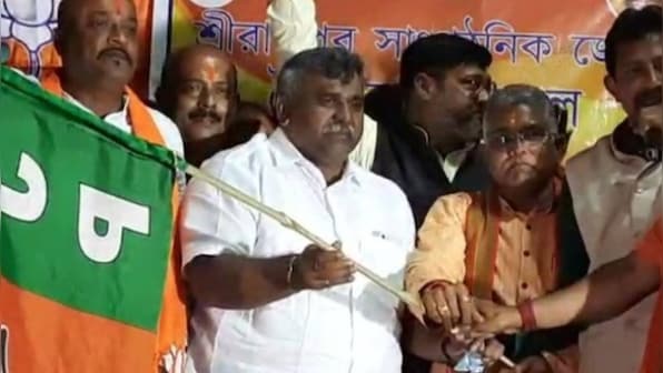 Bengal Assembly Elections 2021: TMC MLA Jitendra Tiwari joins BJP as exodus from party continues