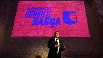 Barcelona say audit shows club was technically bankrupt when new president Joan Laporta took over