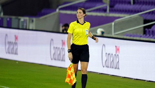 FIFA World Cup 2022 Qualifiers: Kathryn Nesbitt becomes first woman to officiate on-field in men's qualifying game FIFA World Cup 2022 Qualifiers: Kathryn Nesbitt becomes first woman to officiate on-field in men's qualifying game