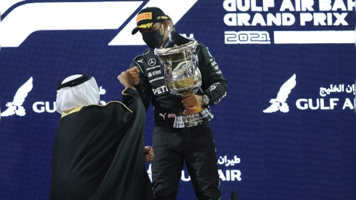 Formula 1 2021: Lewis Hamilton fights off persistent Max Verstappen to win season-opening Bahrain GP