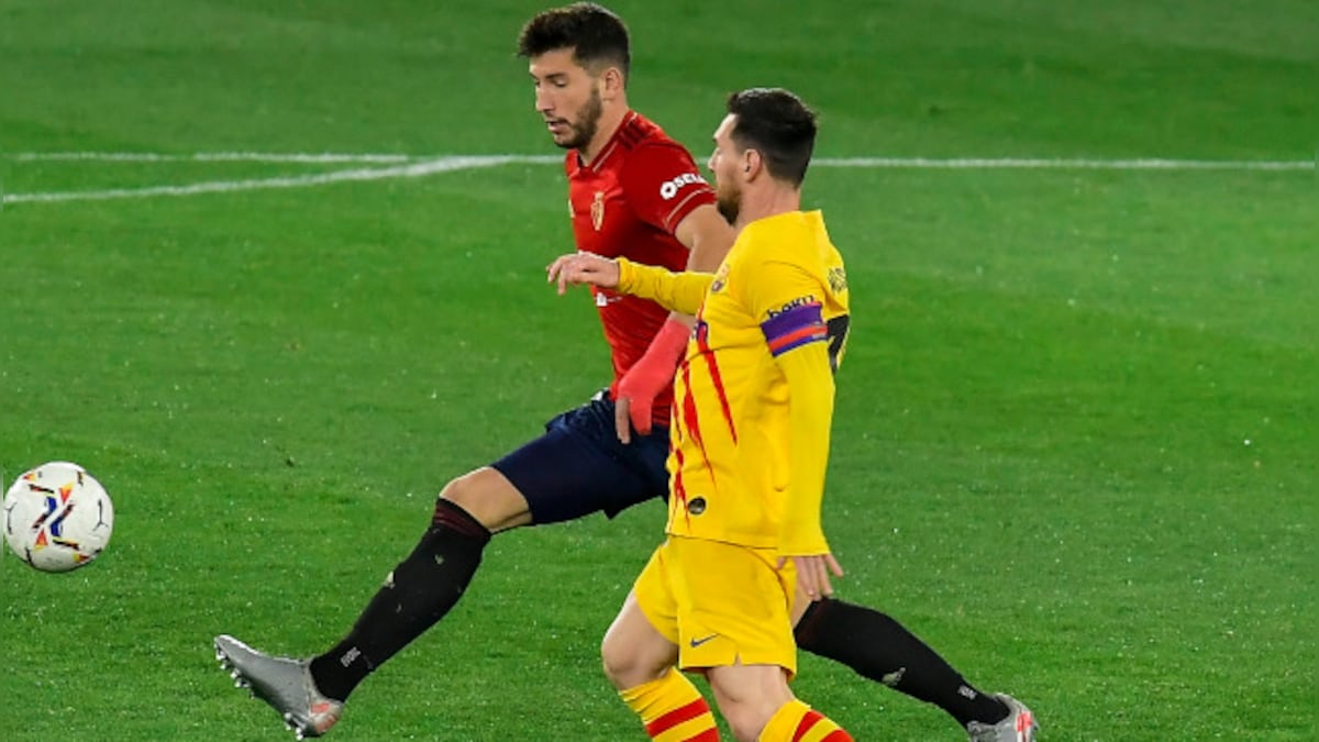 LaLiga: Lionel Messi's assists set up 2-0 win for Barcelona over Osasuna; Sevilla lose to Elche