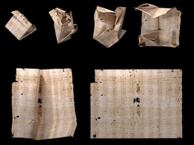 Four 300-year-old letters from the Brienne Collection is virtually unfolded, read