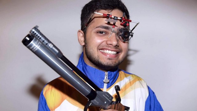 Manish Narwal shatters record to clinch gold in P4 mixed 50m pistol SH1 event at Para Shooting World Cup Manish Narwal shatters record to clinch gold in P4 mixed 50m pistol SH1 event at Para Shooting World Cup