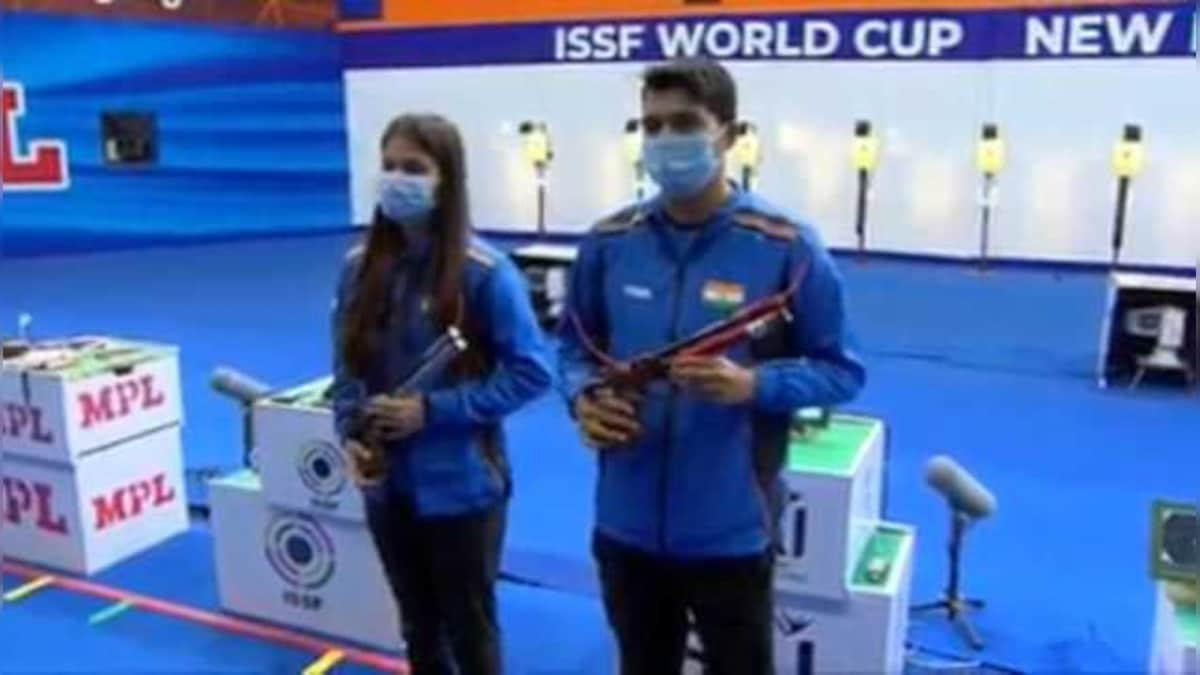 ISSF World Cup: Indian teams win 10m air pistol and rifle mixed golds, finish top in men's skeet event